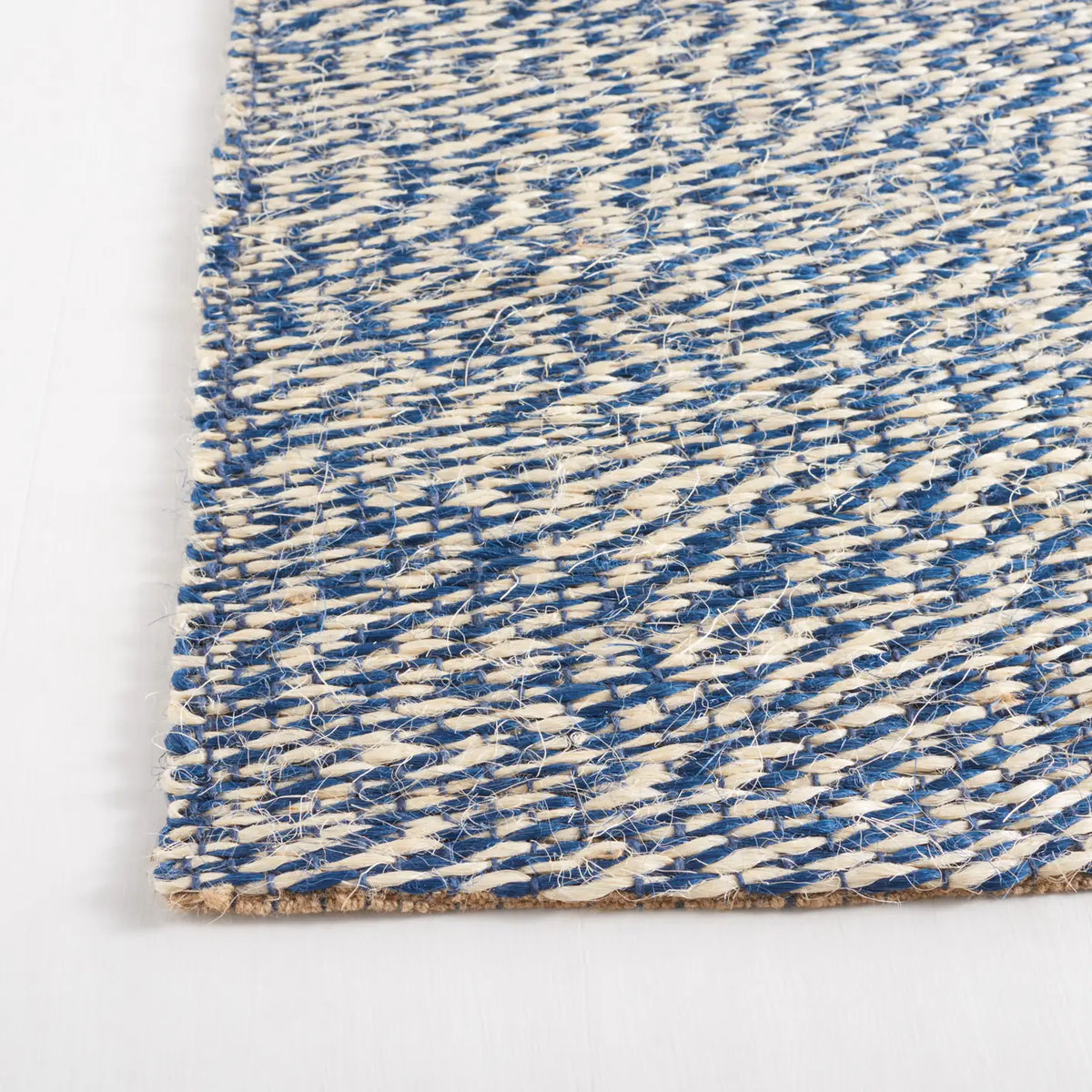Safavieh Natural Fiber 5'-0" x 8'-0" Rug in Blue / Ivory