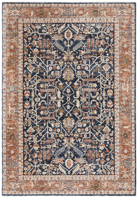 Safavieh Heirloom 700 4'-0" x 6'-0" Rug in Navy / Beige