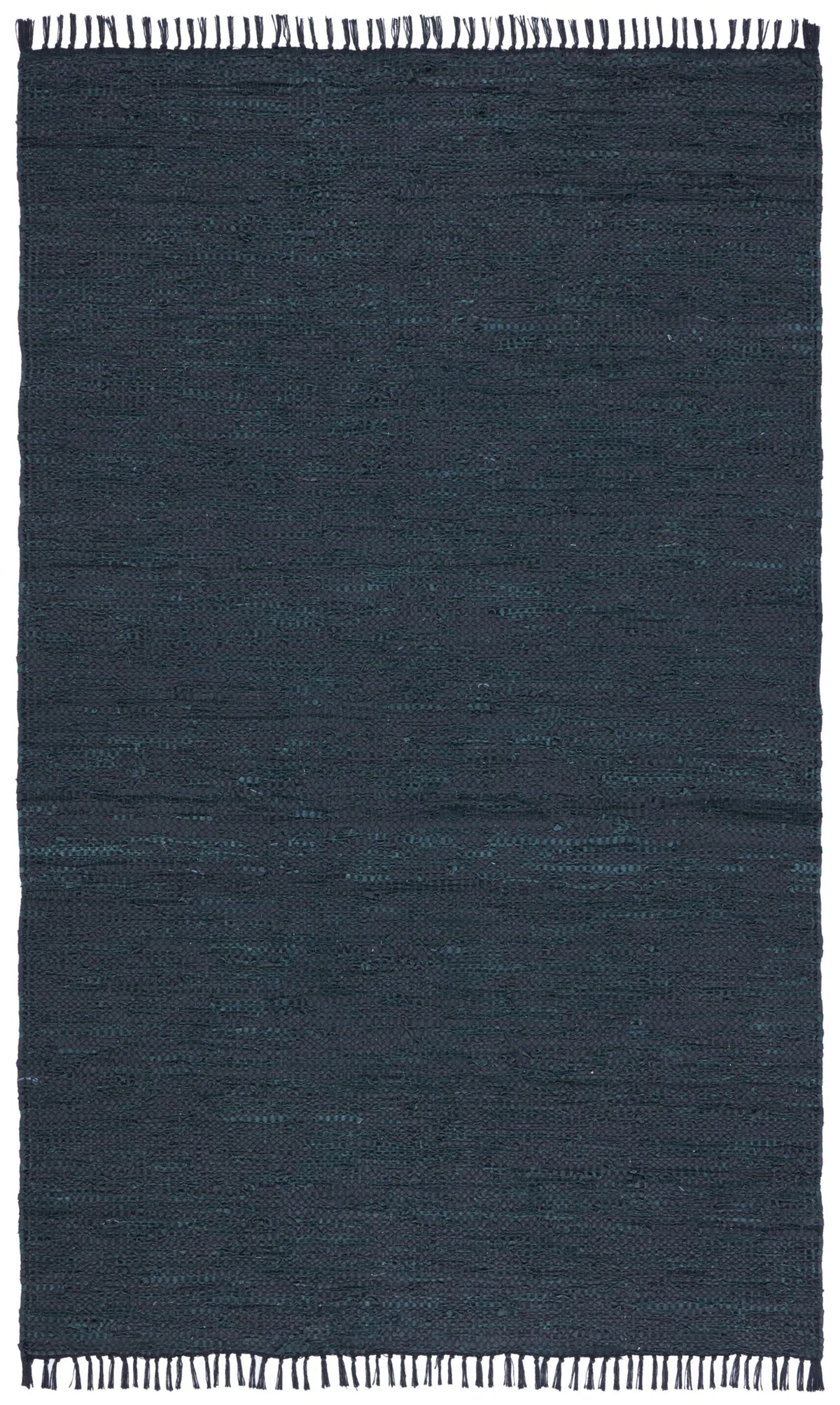 Safavieh Vintage Leather 4'-0" x 6'-0" Rug in Black