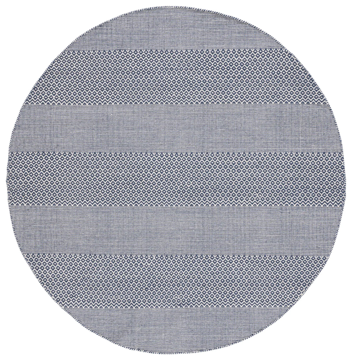 Safavieh Montauk 6'-0" x 6'-0" Rug in Ivory / Navy