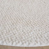 Safavieh Penelope Shag 6'-7" x 6'-7" Rug in Ivory