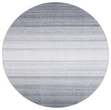 Safavieh Kilim 6'-0" x 6'-0" Rug in Dark Grey / Ivory