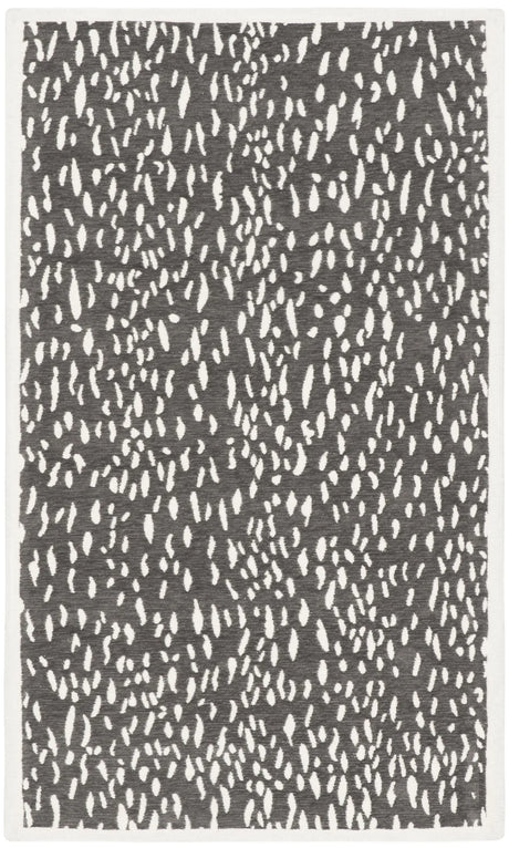 Safavieh Marbella 2'-3" x 4'-0" Rug in Dark Grey / Ivory