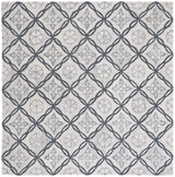 Safavieh Marquee 6'-0" x 6'-0" Rug in Ivory / Grey