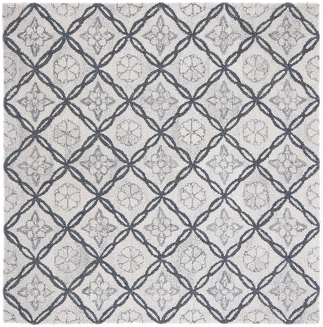 Safavieh Marquee 6'-0" x 6'-0" Rug in Ivory / Grey