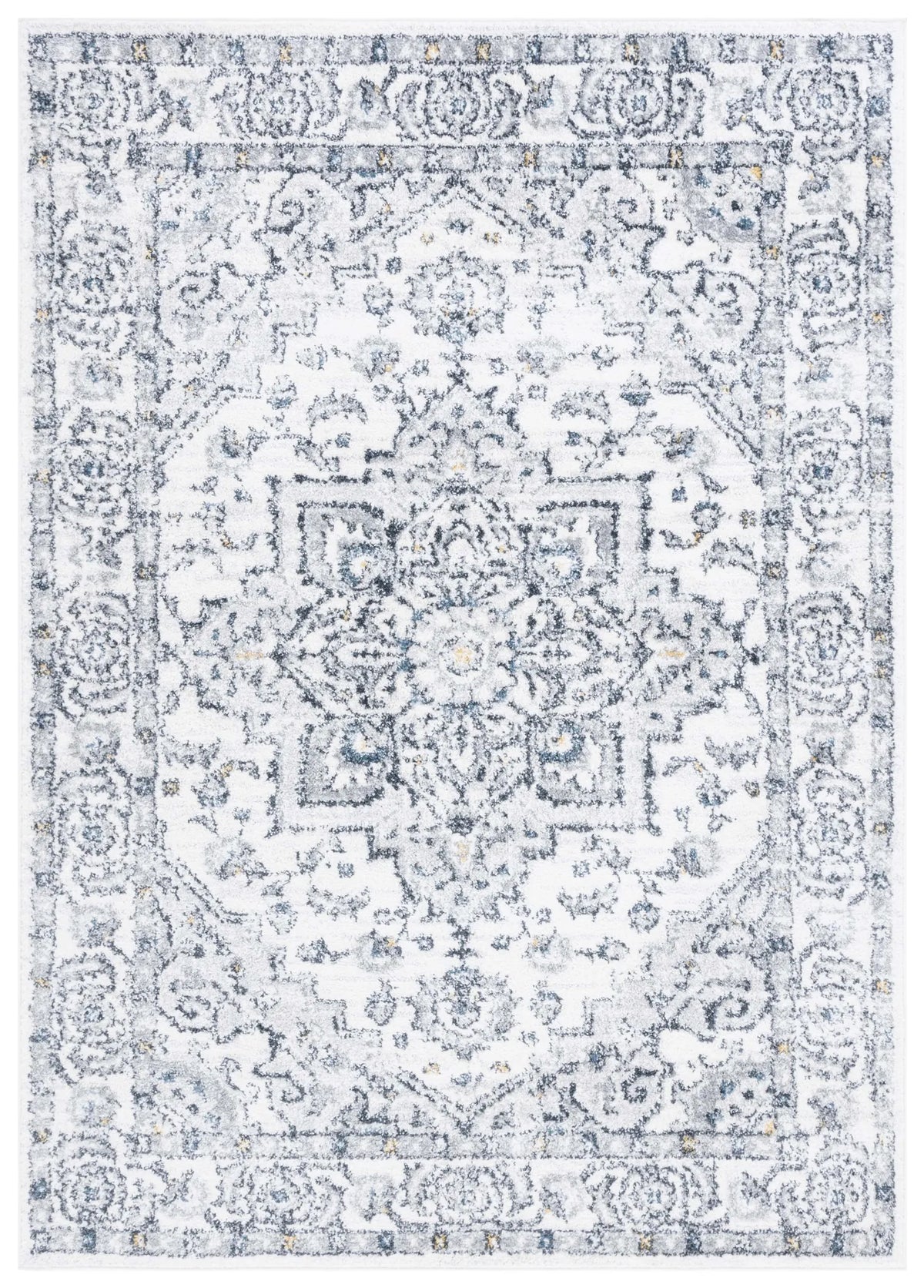 Safavieh Layla 4'-5" x 6'-5" Rug in Ivory Grey / Charcoal
