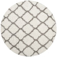 Safavieh Indie Shag 6'-7" x 6'-7" Rug in Ivory / Grey
