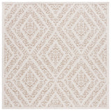 Safavieh Global 6'-7" x 6'-7" Rug in Light Beige / Brown
