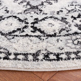 Safavieh Tulum 6'-7" x 6'-7" Rug in Ivory / Black