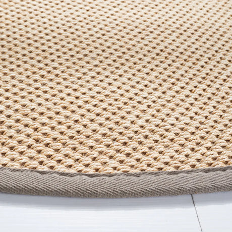 Safavieh Natural Fiber 6'-0" x 6'-0" Rug in Maize / Grey