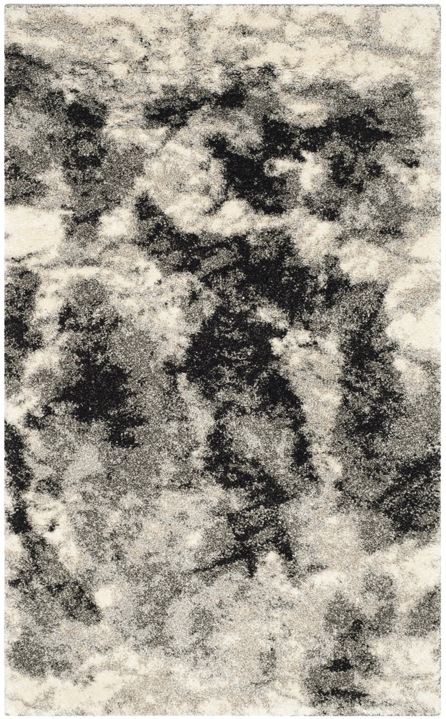 Safavieh Retro 2'-6" x 4'-0" Rug in Cream / Grey