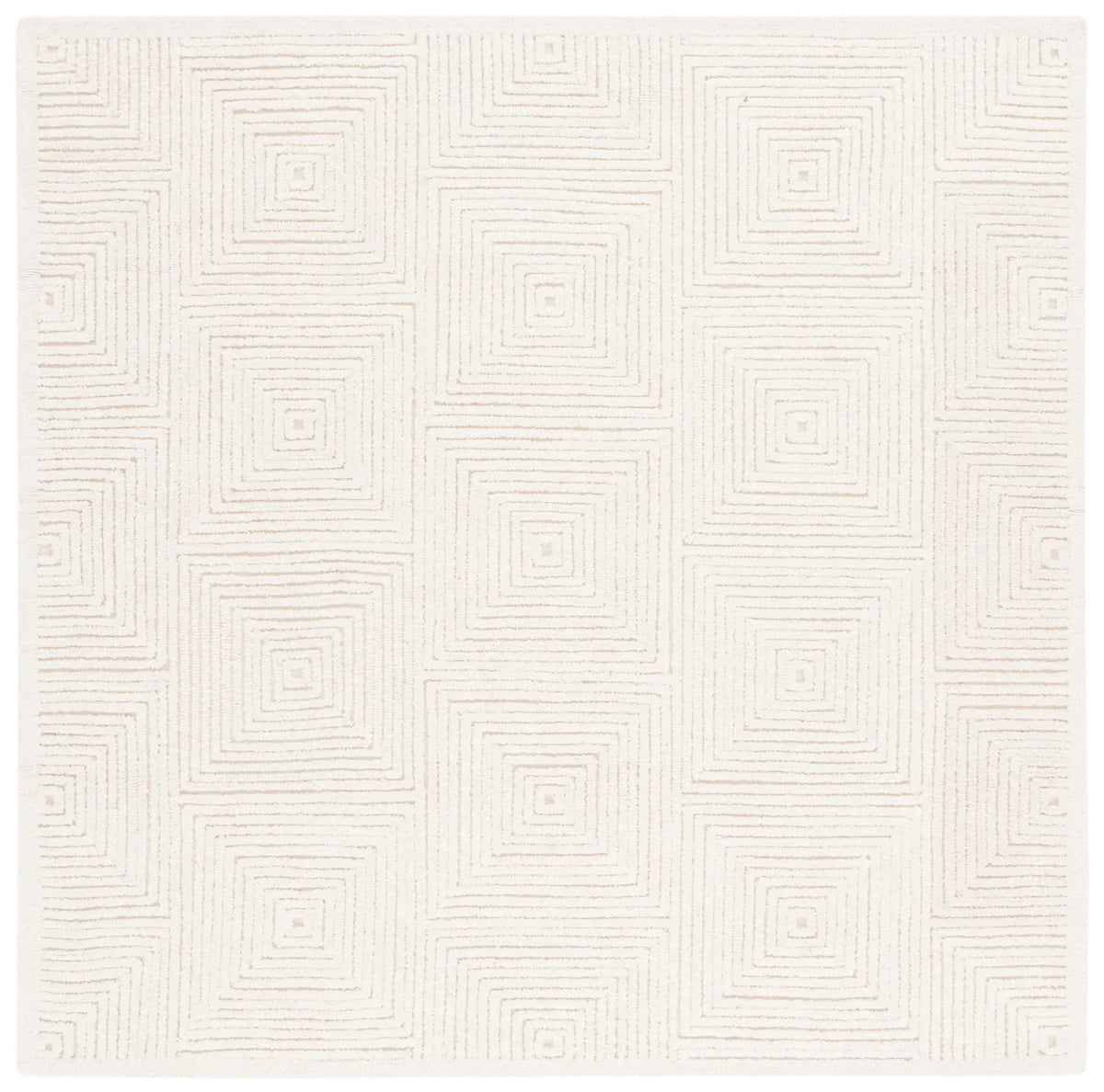 Safavieh Textural 6'-0" x 6'-0" Rug in Ivory