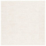 Safavieh Textural 6'-0" x 6'-0" Rug in Ivory