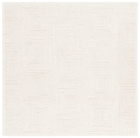 Safavieh Textural 6'-0" x 6'-0" Rug in Ivory