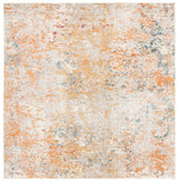 Safavieh Madison 6'-7" x 6'-7" Rug in Ivory / Orange
