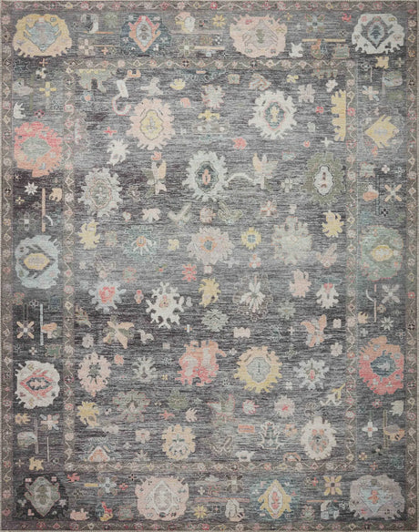 Loloi Elysium Ely-03 Charcoal/Multi Rug - main flat