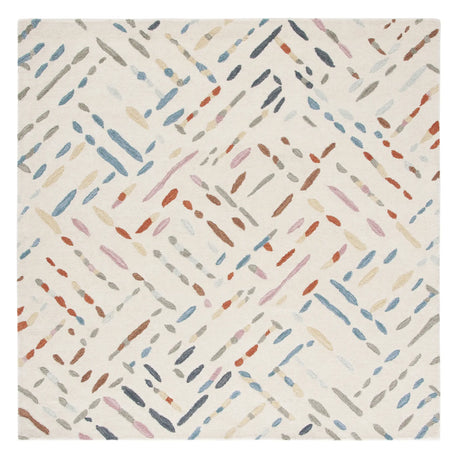 Safavieh Metro 6'-0" x 6'-0" Rug in Ivory / Blue
