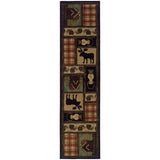 Oriental Weavers Sphinx Hudson 1067a Brown / Red Rugs - runner