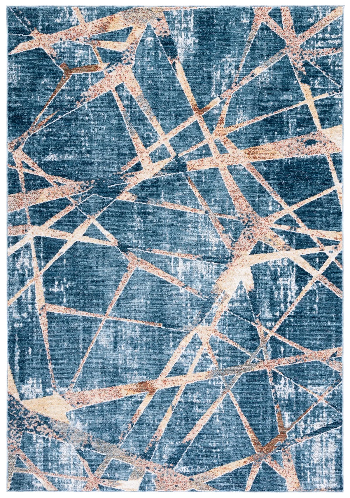 Safavieh Olympia 4'-0" x 6'-0" Rug in Blue / Navy