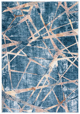 Safavieh Olympia 4'-0" x 6'-0" Rug in Blue / Navy