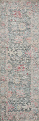 Loloi Elysium Ely-02 Graphite/Multi Rug - runner flat
