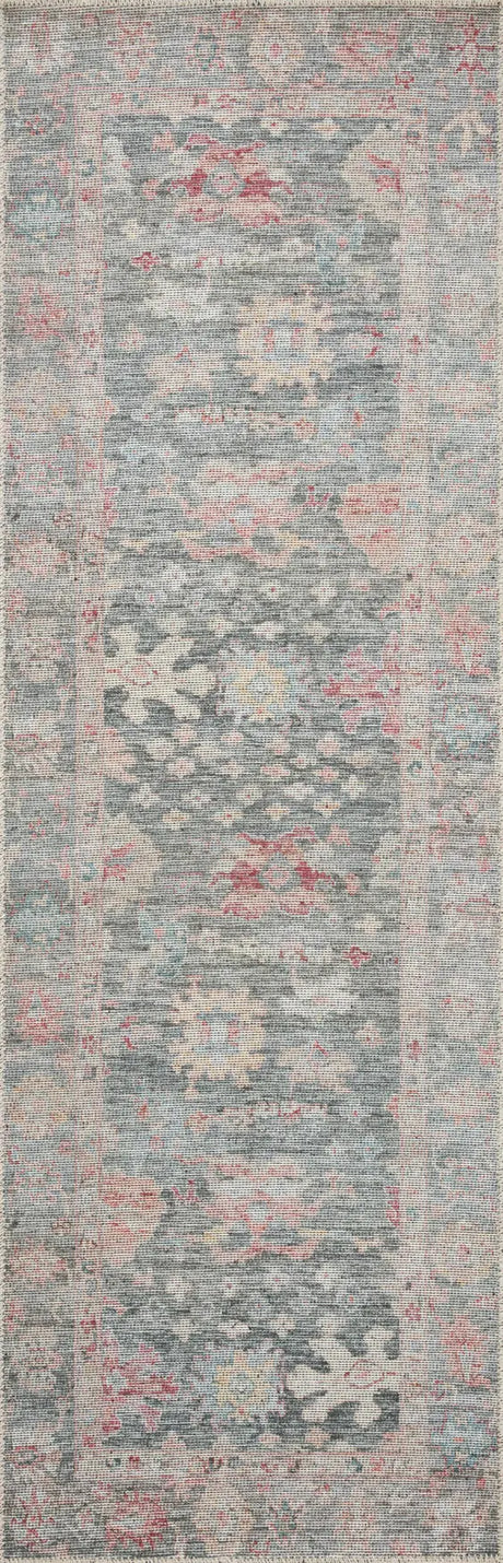 Loloi Elysium Ely-02 Graphite/Multi Rug - runner flat