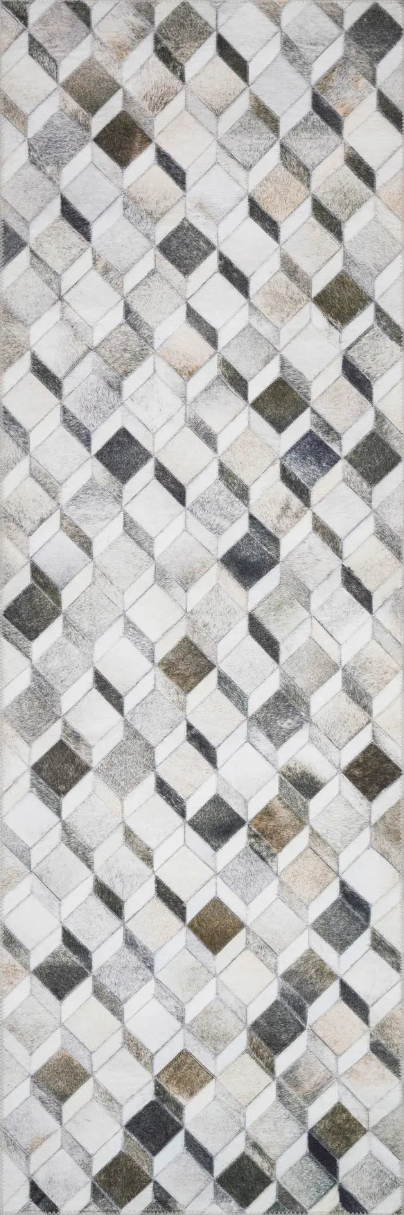 Loloi Maddox Mad-02 Grey / Mocha Rugs - runner flat