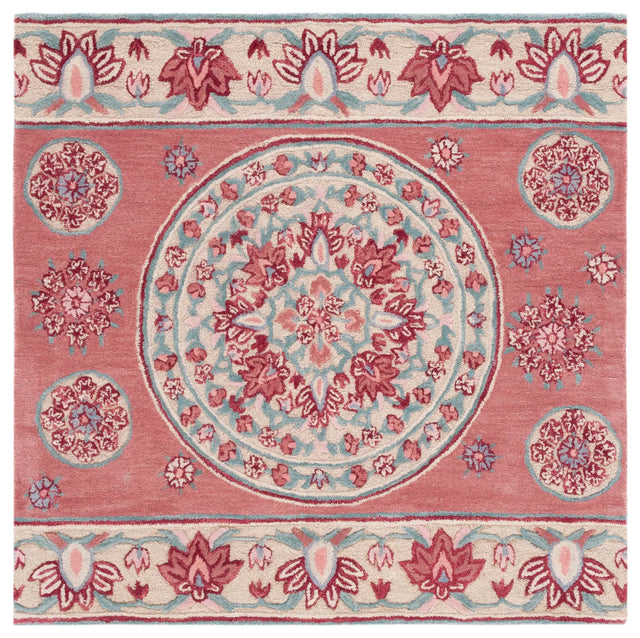 Safavieh Bellagio 5'-0" x 5'-0" Rug in Red / Beige