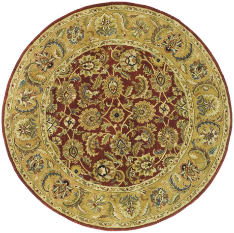 Safavieh Classic 8'-0" x 8'-0" Rug in Rust / Camel