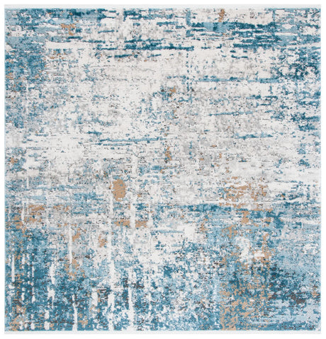 Safavieh Shivan 6'-7" x 6'-7" Rug in Grey / Blue