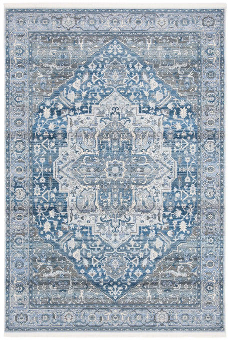 Safavieh Vintage Persian 4'-0" x 6'-0" Rug in Charcoal / Blue