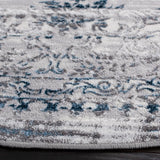 Safavieh Amelia 6'-7" x 6'-7" Rug in Grey / Blue