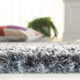 Safavieh Cloud Shag 4'-0" x 6'-0" Rug in Grey / Blue