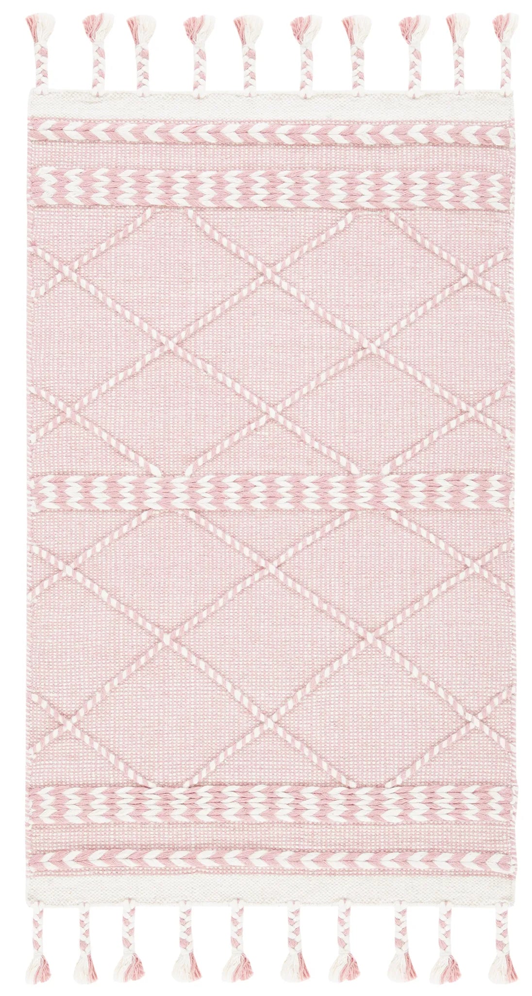 Safavieh Casablanca 3'-0" x 5'-0" Rug in Pink / Ivory