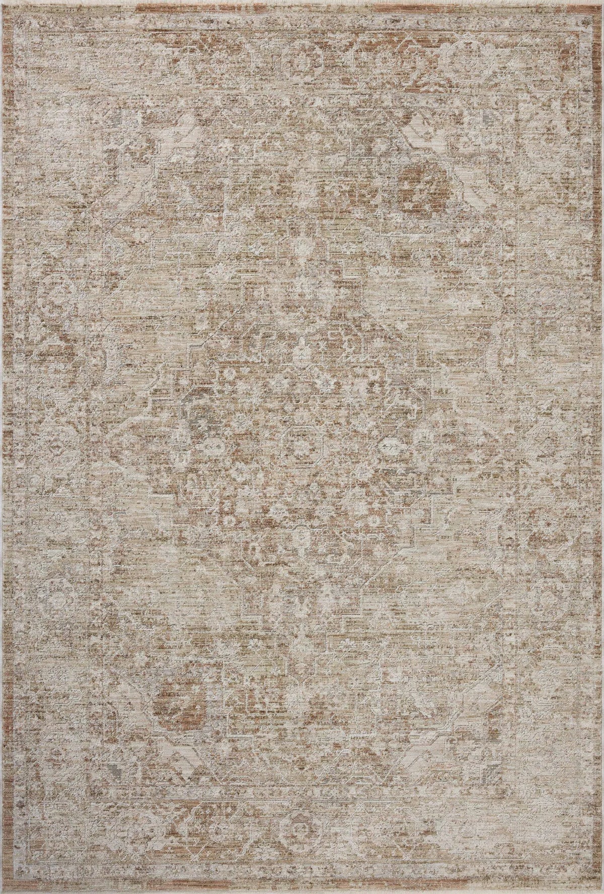 Loloi Tabitha Tai-01 Natural/Clay Rug - main flat