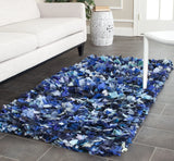Safavieh Rio Shag 3'-0" x 5'-0" Rug in Navy / Multi