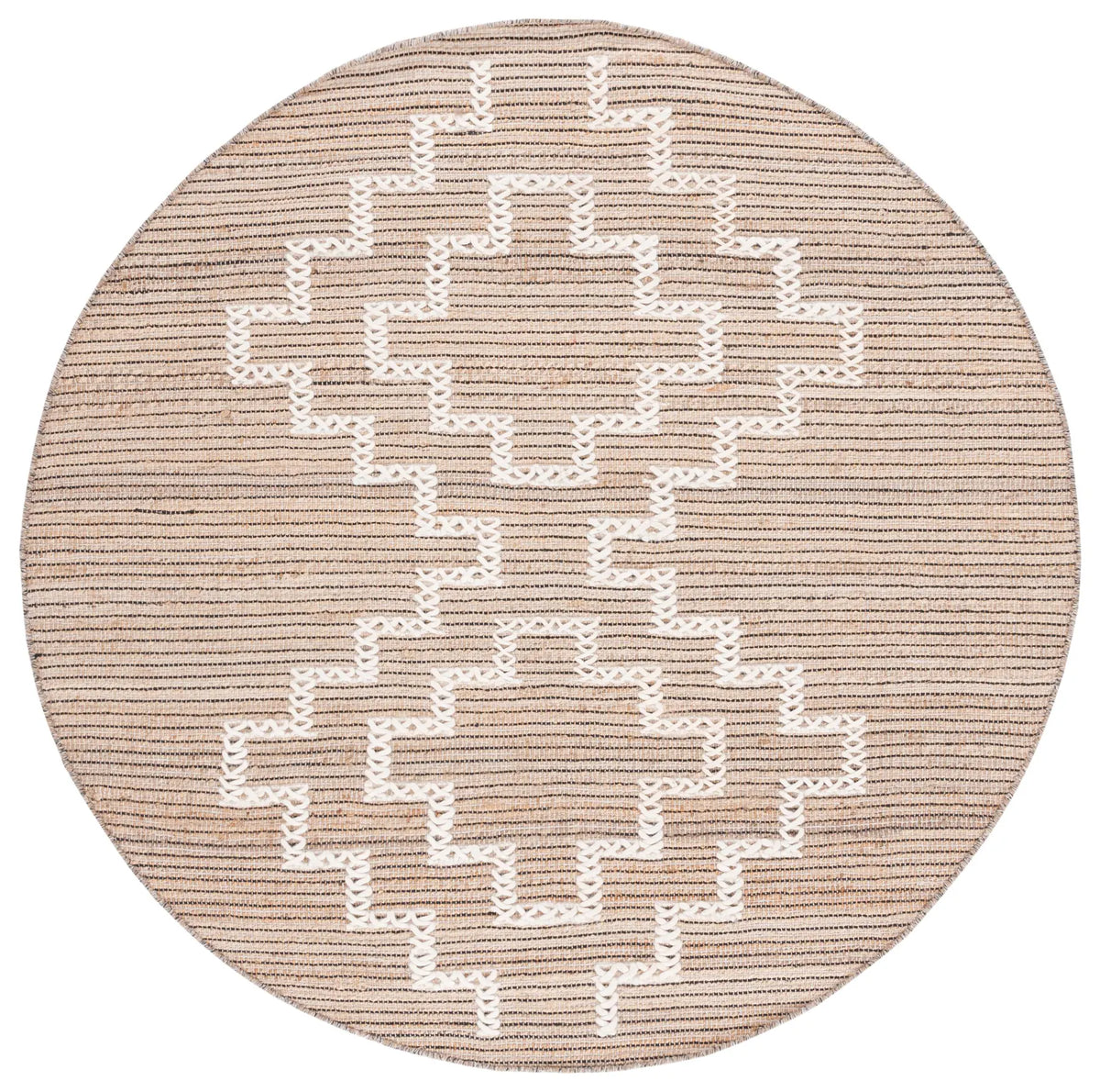 Safavieh Natural Fiber 6'-0" x 6'-0" Rug in Natural / Ivory