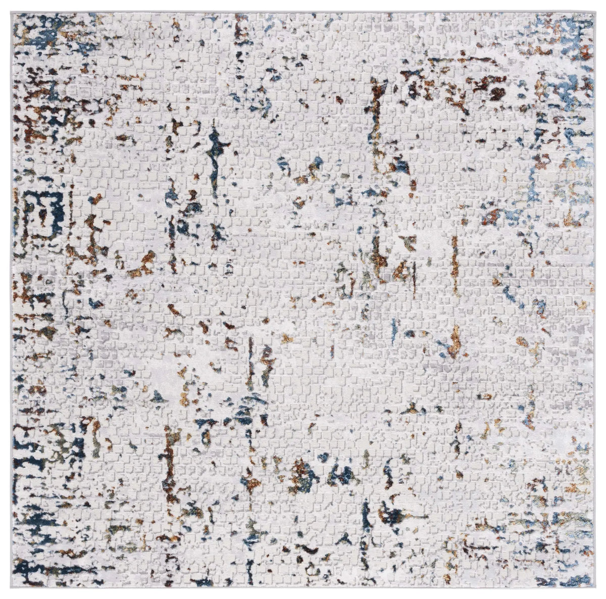 Safavieh Amelia 6'-7" x 6'-7" Rug in Grey / Light Grey