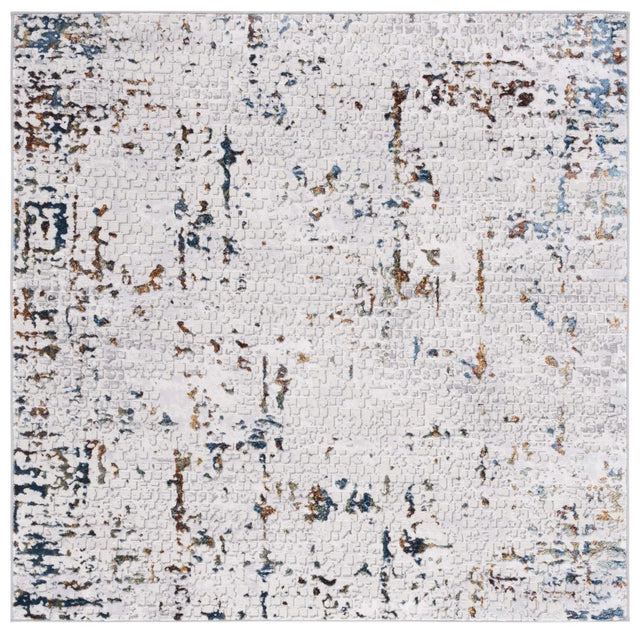 Safavieh Amelia 6'-7" x 6'-7" Rug in Grey / Light Grey