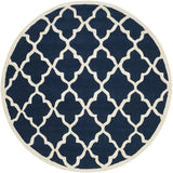 Safavieh Cambridge 6'-0" x 6'-0" Rug in Navy / Ivory