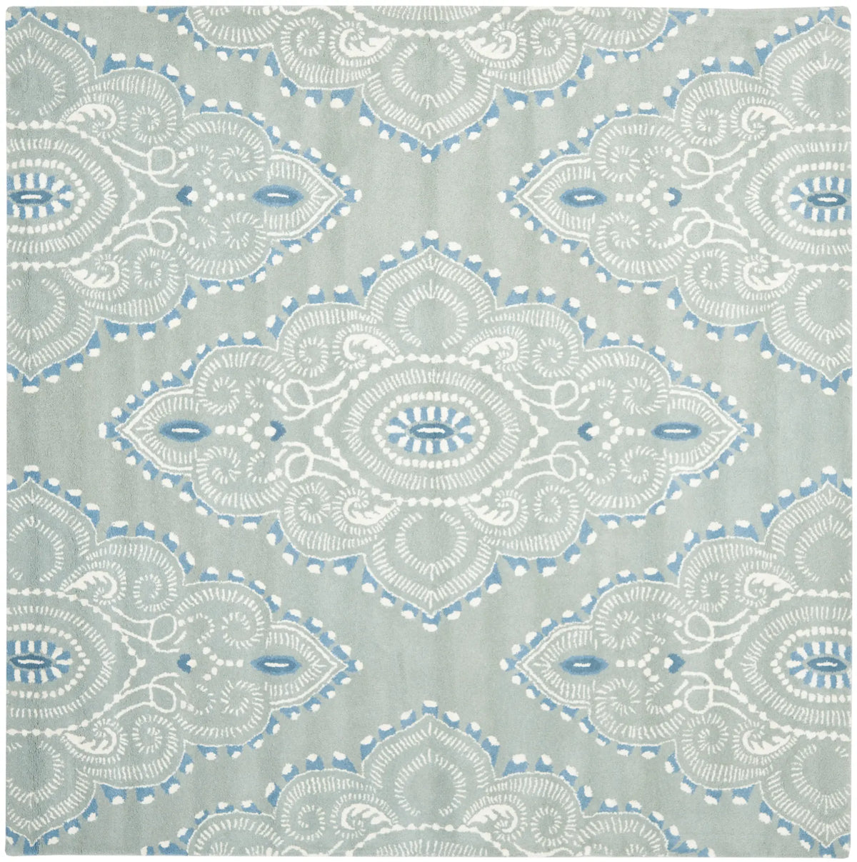 Safavieh Wyndham 7'-0" x 7'-0" Rug in Blue / Ivory