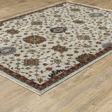 Oriental Weavers Sphinx Aberdeen 751W1 Ivory/ Multi Rugs - angle detail