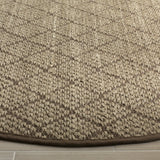 Safavieh Natural Fiber 6'-0" x 6'-0" Rug in Natural / Brown