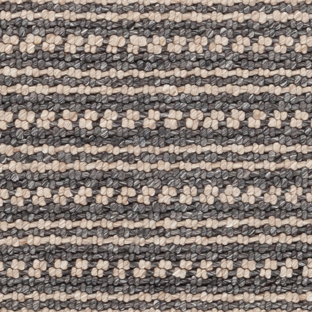 Chandra Suzette SUZ-55603 Gray / Tan rug, close-up detail