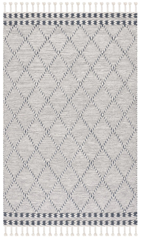 Safavieh Vermont 4'-0" x 6'-0" Rug in Ivory / Denim