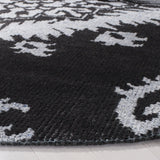 Safavieh Stone Wash 6'-0" x 6'-0" Rug in Charcoal