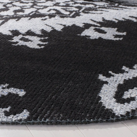 Safavieh Stone Wash 6'-0" x 6'-0" Rug in Charcoal