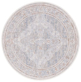 Safavieh Marmara 6'-7" x 6'-7" Rug in Beige / Blue Rust