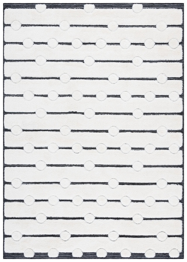 Safavieh Celebrity 800 4'-0" x 6'-0" Rug in Ivory / Black
