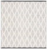 Safavieh Natura 6'-0" x 6'-0" Rug in Black / Ivory